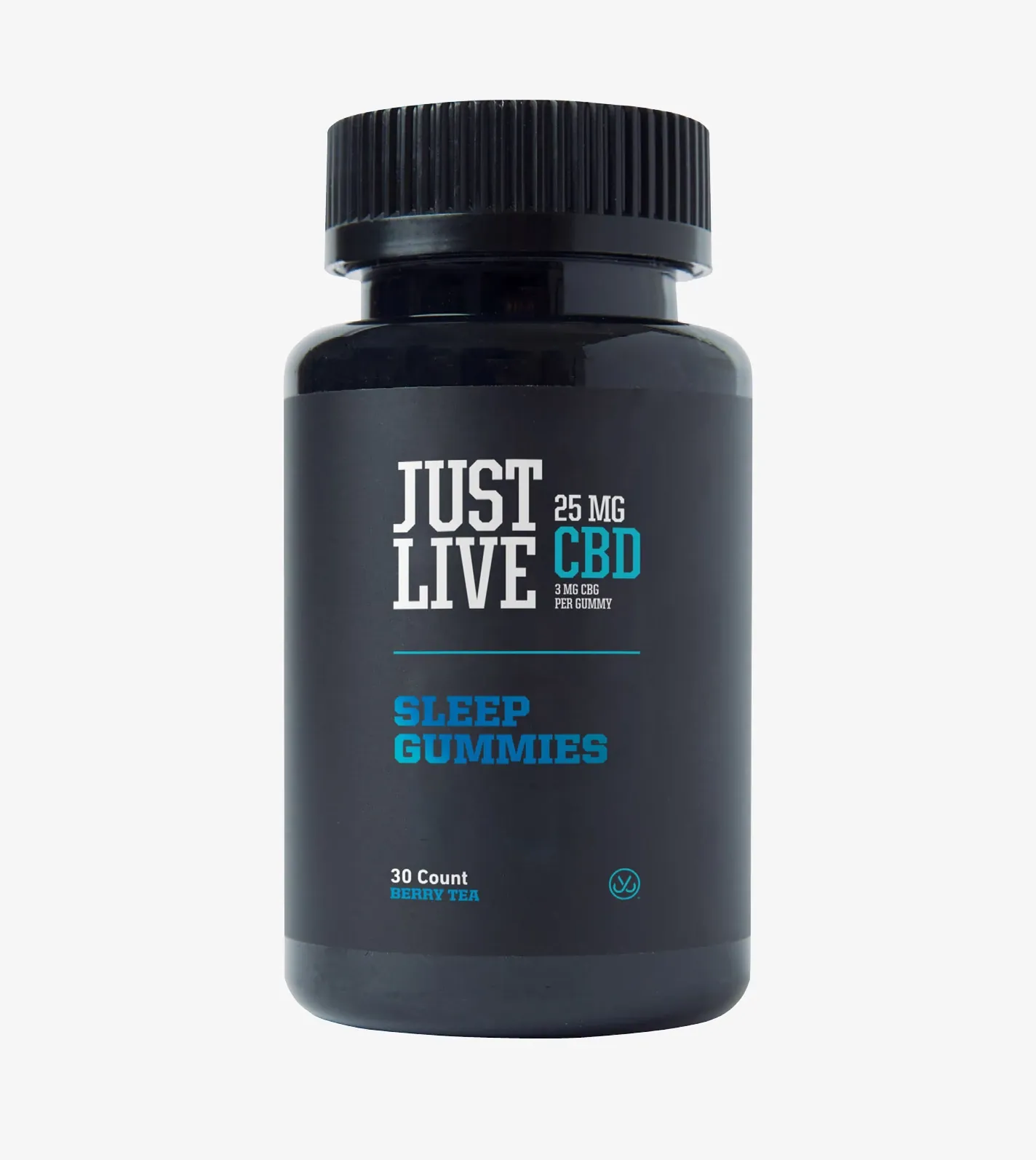 Just Live CBD gummies jar