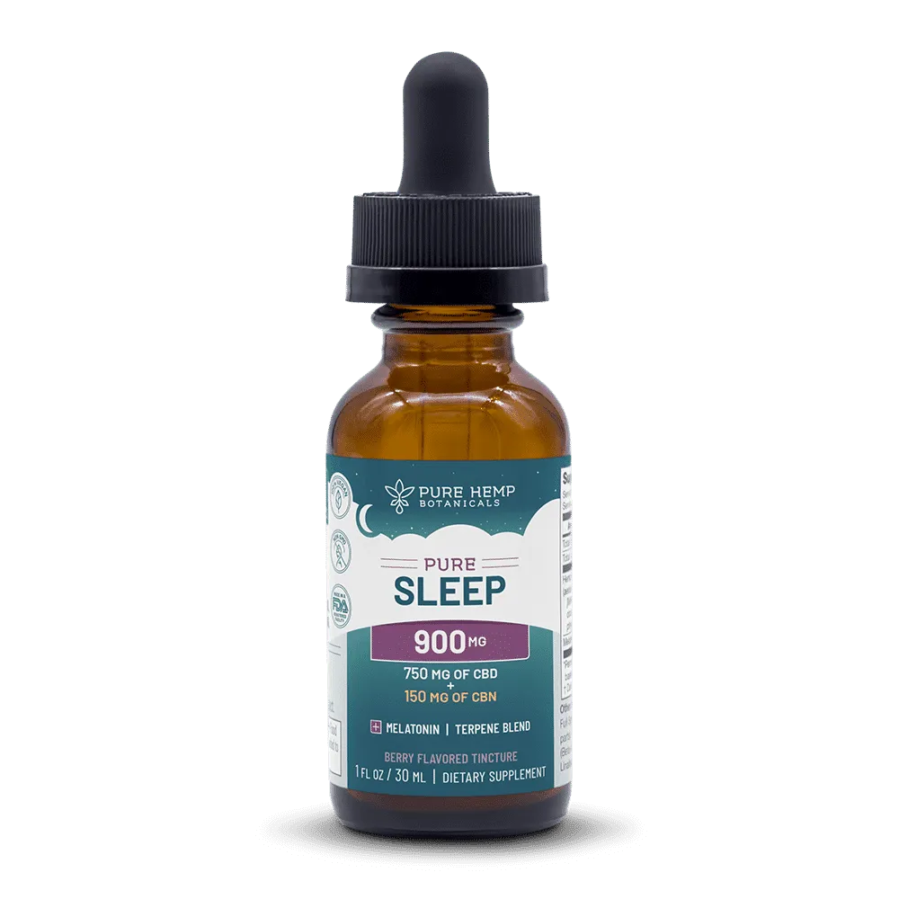Pure Hemp Botanicals Pure Sleep capsules bottle