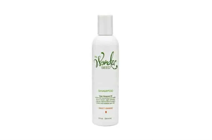 the wonder seeed hemp shampoo sweet orange